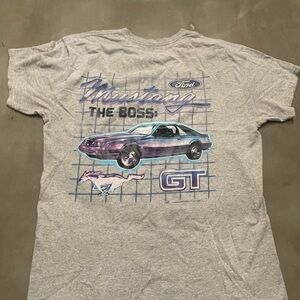 Ford Gray T-Shirt with Purple Car Graphic